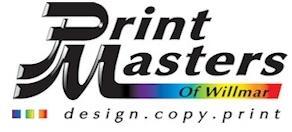 Print Masters Of Willmar, The logo