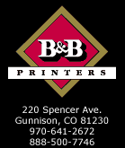 B & B Printers logo