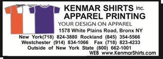 Kenmar Shirts/Apparel Printing logo